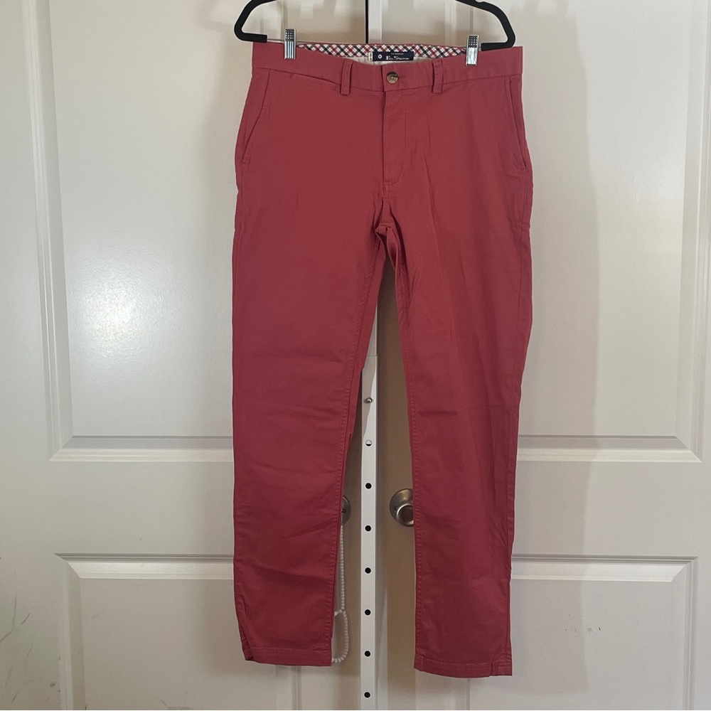 Ben Sherman Chinos - Men Size 34 - Terracotta Red